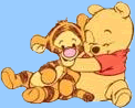 Tigger und Winnie Puuh